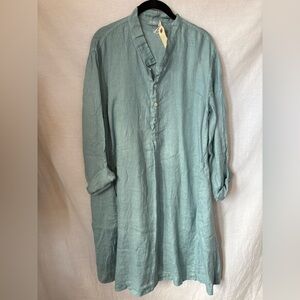 NWT CP Shades Linen Jasmine Tunic Dress